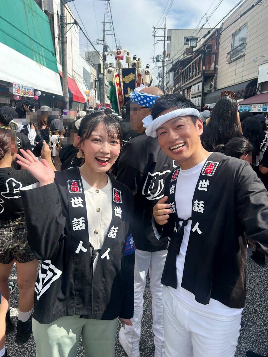 okubo1121's tweet photo. #テレビ岸和田 #ミルっく

上町さんにご協力いただき、花田さんと #岸和田だんじり祭 に参加してきました！

共に走る一体感！
やりまわしの迫���！
歓声！

これがだんじり祭なんだと体感してきました！

10/23（金）からの「ミルっく」でご紹介します！

今日も、盛り上がってくださ〜い♫
ソーリャ♫ https://t.co/qqir44m3q6