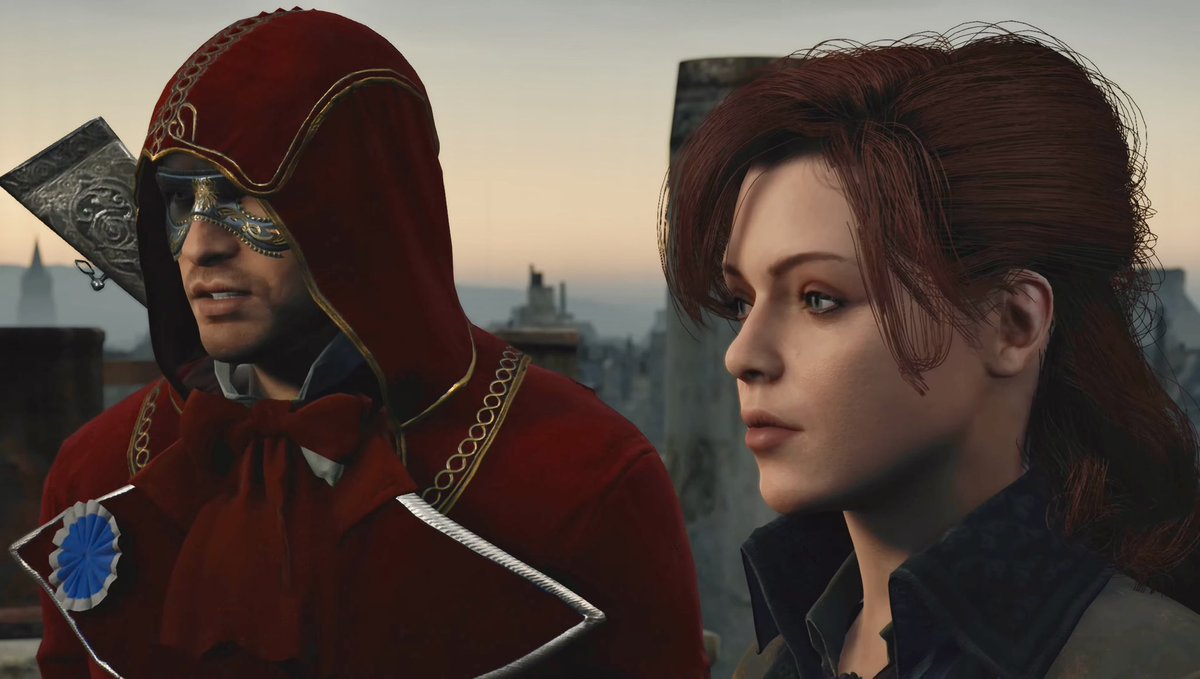 literally_leo's tweet photo. Just beat #AssassinsCreedUnity , cheers to the most tragic love story since Romeo and Juliet 💔 https://t.co/053Q94xcCU