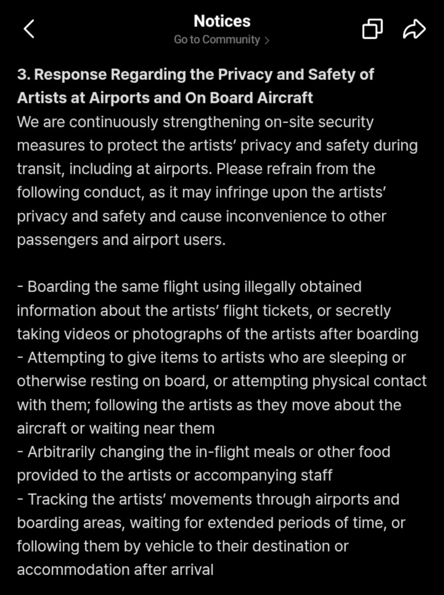 18jju's tweet photo. please don’t share or hype any videos or photos from the airport today. cortis flight to japan today isn’t public consumption(no official media reporting it). 

please READ these fan etiquette.
if you truly love them please RESPECT their privacy and safety.

#JUHOON #주훈 #CORTIS #코르티스