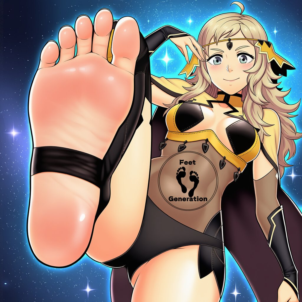 FeetGeneration's tweet photo. "Better be ready for my foot comin' at your face HARD." #feet #soles #stirrups #toes #femdom #findom #feetart #feetfetish #footart #footfetish #anime #ophelia #fireemblem #FireEmblemHeroes https://t.co/T5PjjlXHxI