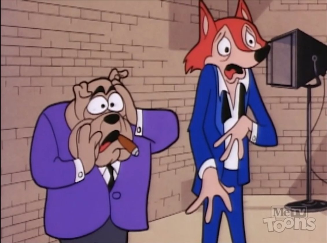wiley207's tweet photo. The 1964 Noveltoon "Whiz Quiz Kid" presents a basic lesson in cartoon stereotypes: when looking for a "regular dumb kid" to possibly fail answering all the tricky questions in a quiz show, DON'T pick the owl child wearing glasses! Plus, Asprin the fox is cute. #MeTVToons https://t.co/1VRzUGdCUs