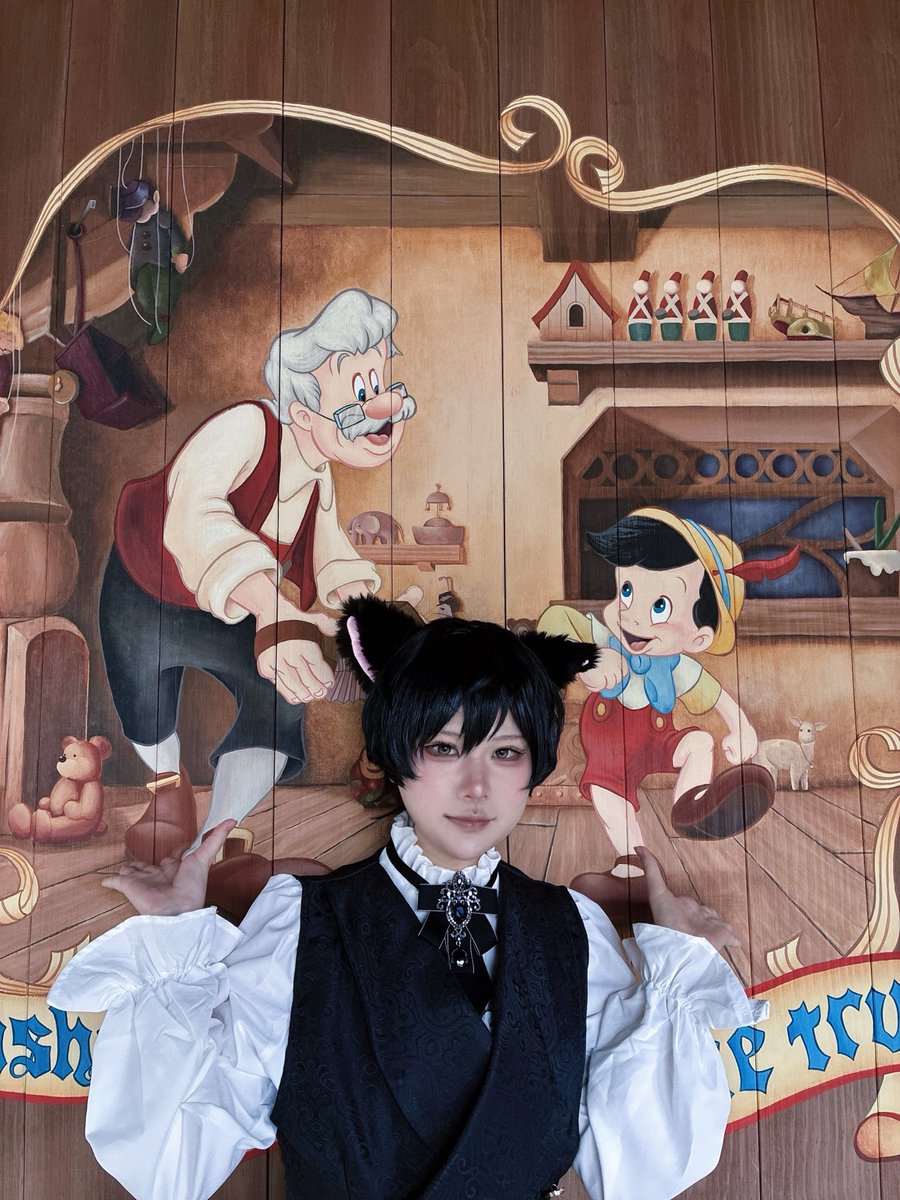 kuu0090's tweet photo. 一昨日家族に会ってきた🐈‍⬛🎀

#Dハロ仮装
#Dハロ仮装2026 https://t.co/jrhc4QHBo7