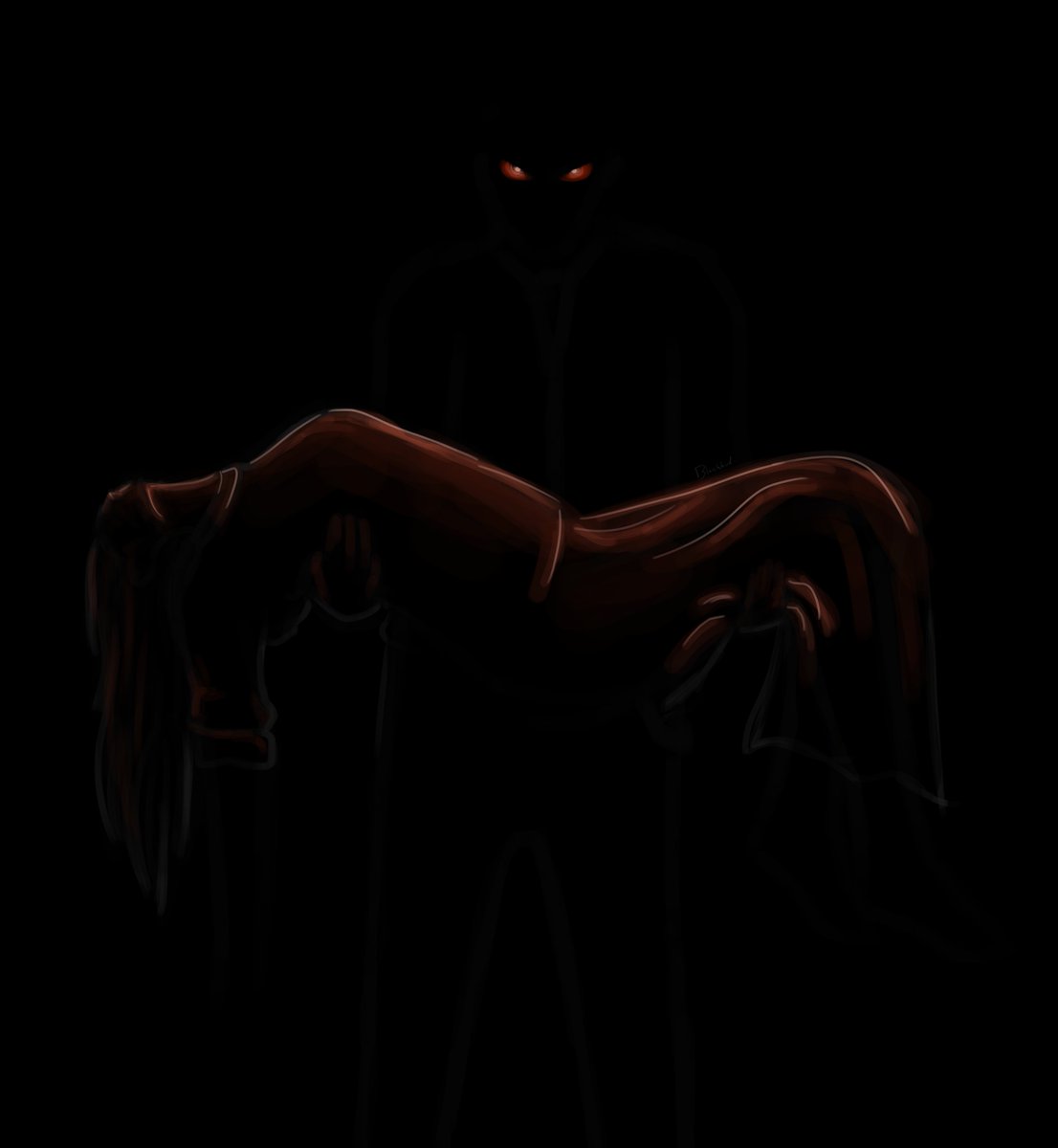Blackbird9116's tweet photo. // nqh spoilers

ahh, dead wife you say?
(rough sketch i may or may not ever finish, so im just posting it)
#nqh #notquitehuman #nominalgravyfanart https://t.co/MjiZaAl7dT
