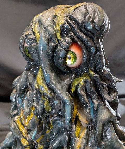 f4mYhm3annWjQjr's tweet photo. ■ヘドラ　高27/奥30（cm）
アトリエＧ１ 製 ソ��ビフィギュア軟質
東宝チャンピオンまつり（1969～78年）
「ゴジラ対ヘドラ」（1971年夏期）
https://t.co/d42CoYbWvz https://t.co/CzNXseiAOF