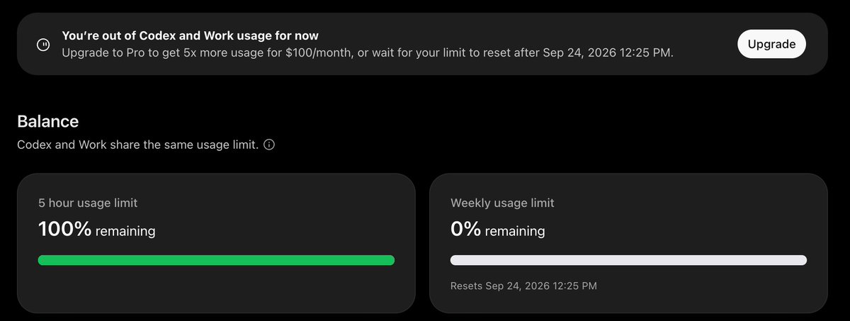 TheFamousCatHK's tweet photo. @thsottiaux 

I downgraded to plus and this is how the billing cycle starts? https://t.co/UopCAxUGce