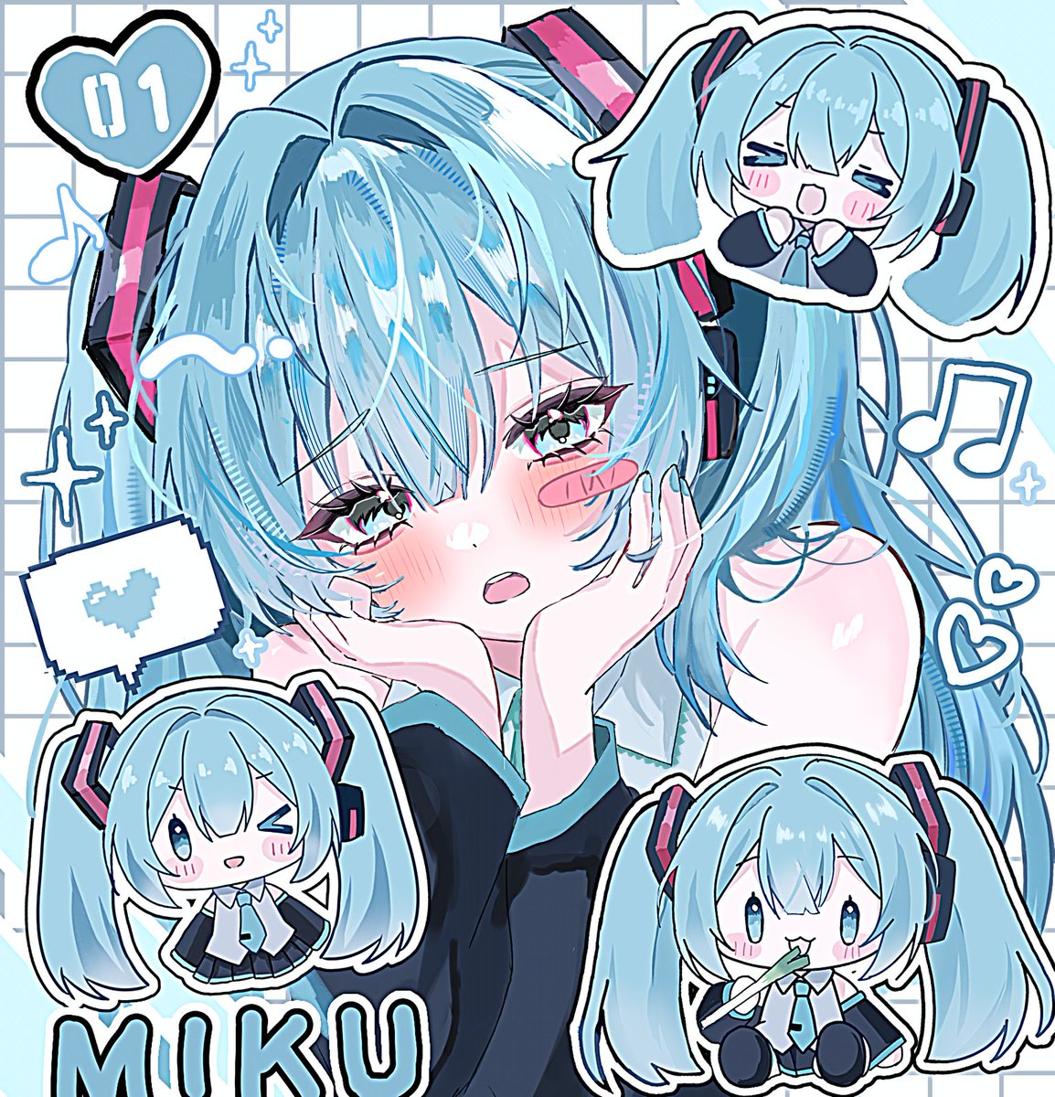 nemu_101010's tweet photo. #初音ミク https://t.co/YcO05D2HSf
