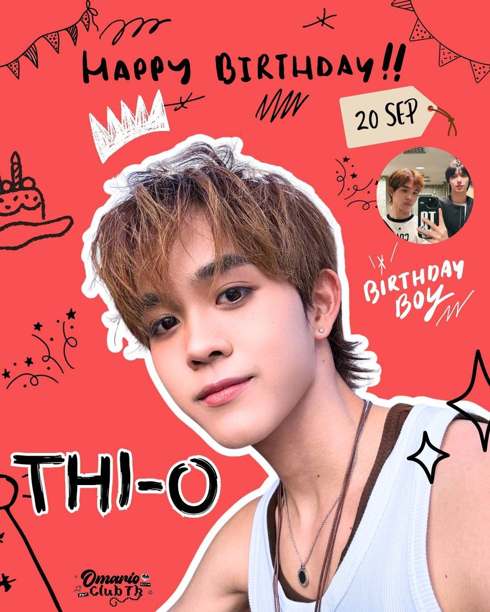 OMARIO_CLUBTH's tweet photo. สุขสันต์วันเกิดครบรอบ 21 ปีนะ THI-O 🎂🌻 @thiothamm
ขอให้ปีนี้เป็นอีกหนึ่งปีที่เต็มไปด้วยความสุข รอยยิ้ม และความสำเร็จในทุกเส้นทางที่เลือกเดิน ขอให้เสียงร้องอันอบอุ่นและทรงพลังของเมนโวคอลคนเก่งได้เปล่งประกายมากยิ่งขึ้น และส่งต่อพลังบวกให้ทุกคนได้เสมอเหมือนดอกทานตะวันที่หันรับแสงแดดในทุกวัน แต่ไม่ว่าจะโตขึ้นแค่ไหน ก็ขอให้รักษาความจริงใจ ความน่ารัก และหัวใจที่งดงามแบบนี้ไว้ตลอดไป

ขอให้สุขภาพแข็งแรง ได้ทำในสิ่งที่รัก มีคนคอยสนับสนุนอยู่รอบตัว และได้พบเจอแต่เรื่องดี ๆ ในทุกวัน ขอบคุณที่เป็นความสุขและแรงบันดาลใจให้กับแฟนคลับเสมอ

Happy 21st Birthday, THI-O! 🎉🌻 ขอให้ปีที่ 21 เป็นปีที่สวยงาม เปล่งประกาย และน่าจดจำที่สุดเลยนะ ❤️

WE GROW WITH THI-O 
#Happy21stTHIOday 
#ไทโอโอ้โห21ขวบแล้วจ้า

#THIO #THIOTHAMM  #ไทโอ
#NexT1DE_THIO #NexT1DE