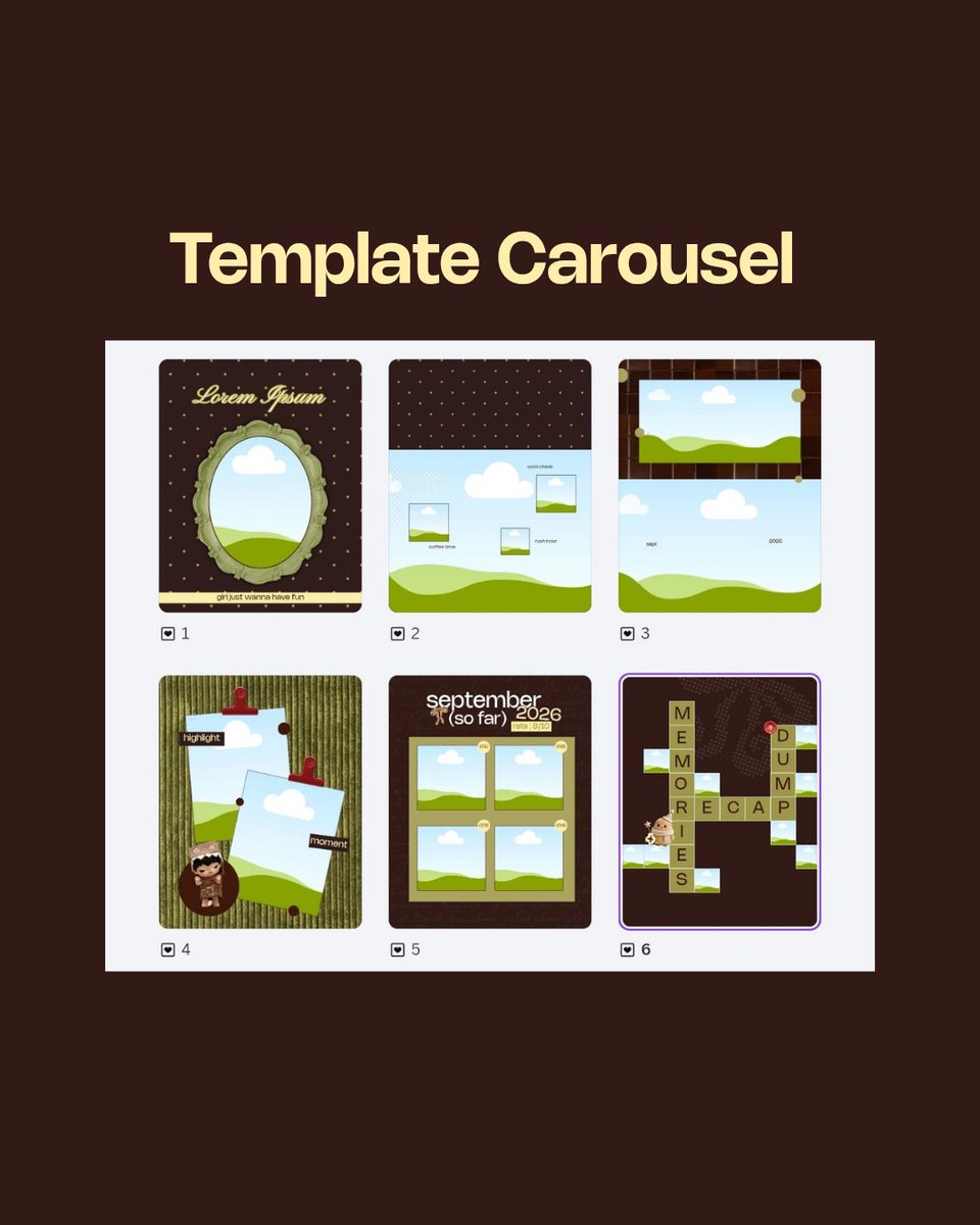 sslaaurm's tweet photo. new template is here!! Yang punya stok foto tapi bingung ngeditnya dimana bisa pake template ini yaaa https://t.co/JVhZU3iVip https://t.co/wgOKUlrB9S