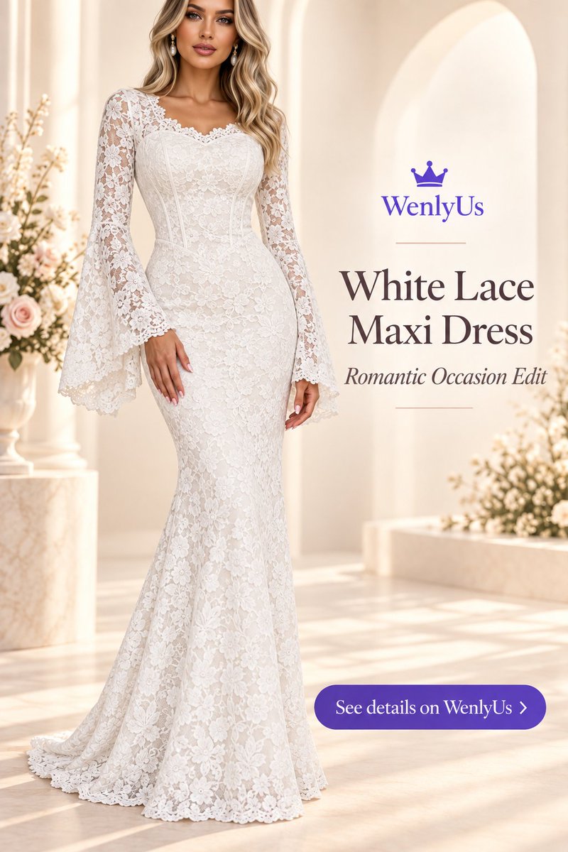 WenlyUs's tweet photo. White Lace Maxi Dress for Romantic Occasions

Timeless lace with a romantic silhouette 🤍 An elegant maxi dress designed for weddings, celebrations and unforgettable evenings. See details on WenlyUs.

#ad #WenlyUs #LaceDress #WhiteDress #OccasionWear https://t.co/HeAvSlJD00