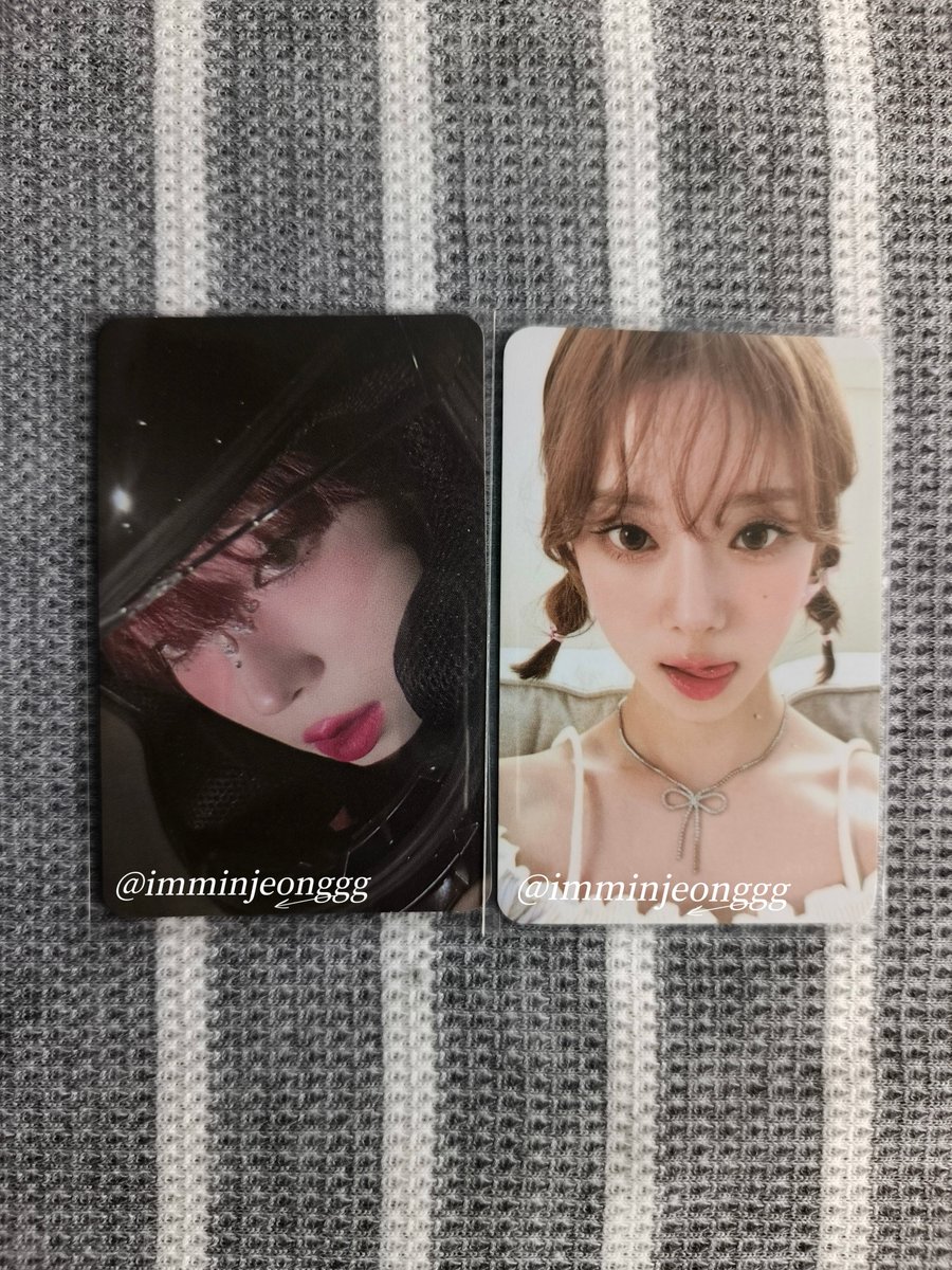 imminjeonggg's tweet photo. wts | want to sell ina

winter smstore drama/helm, winter sg24/winmel
╰┈➤💰offer
╰┈➤ dm for details
╰┈➤ exc pack 5k +  🍊
🏠 jakarta. 

t. wts photocard aespa karina giselle winter ningning pob smstore drama sg24 melet winmel helm https://t.co/HjcEm3A1by