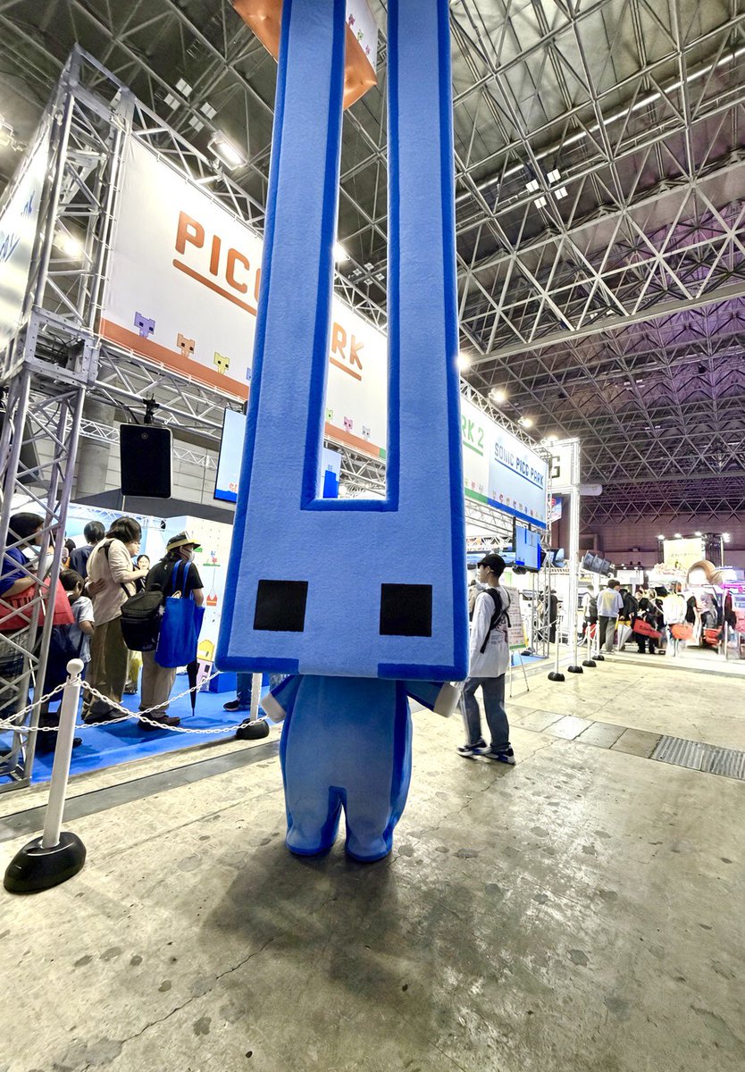 G_Godaka's tweet photo. PICO PARK2、耳伸びるギミックが好きなのでお願いして伸ばしてもらいました
#TGS2026 https://t.co/ieLP7fEjiR