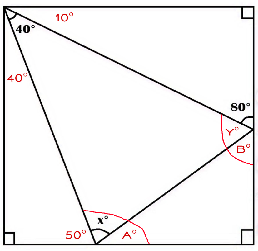 opsfortech's tweet photo. @terrywillett666 @IQTestBrain The calculation can only go this far; it is impossible to proceed further because it cannot be proven that these two angles have been bisected. https://t.co/y6NtkS621M