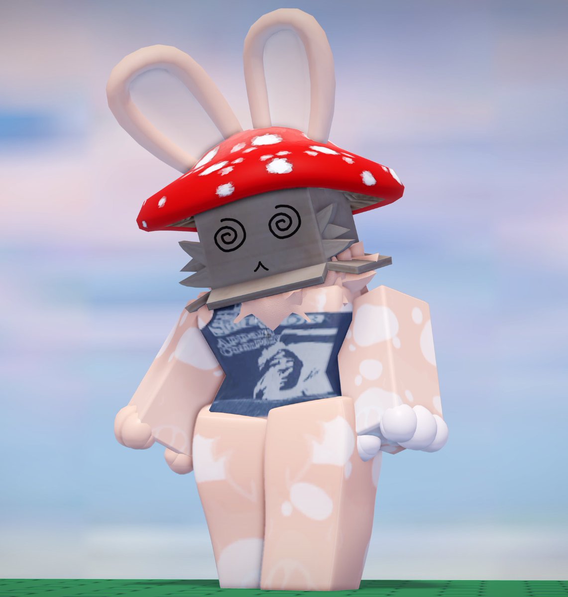 Bloxidal's tweet photo. mushroom bunny.... call that a shrunny
i tried finding good clothes for her but i gave up i was thinking of just making her naked but i was too lazy
i should make more oc adopts.....
#robloxGFX #robloxfurry #boxhead https://t.co/rrpnbT0KYk