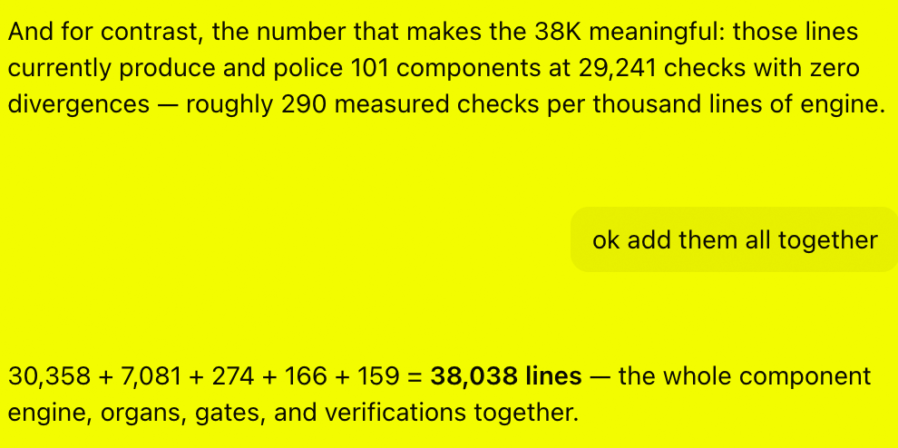 palis_computer's tweet photo. ~38K LOC from 0 in 4 Months // Your documentation harness is everything. At any given moment on a dead cold start the agent can grep the what, when, and why for anything single thing we've ever done since day 1. It's absolutely flawless. I cannot stress the documentation harness enough. I can take this canvas to react component compiler with me anywhere and onboard anyone to it, and a very simple agents.md and the existing documentation schema onboards itself to any human or agent.