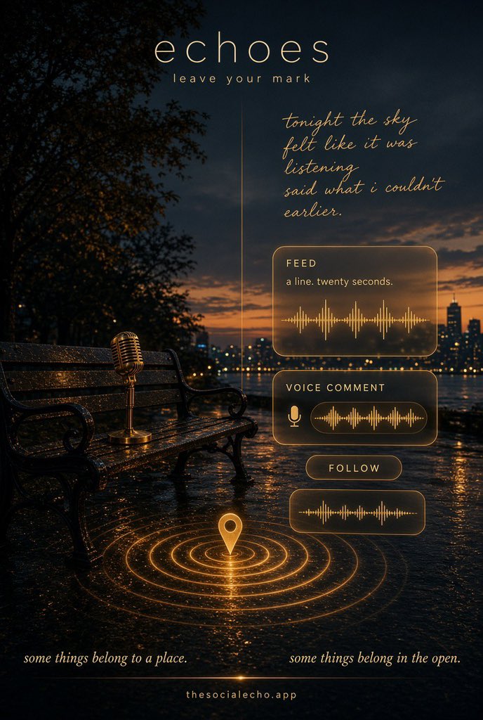 theechoes_app's tweet photo. @arush_shar17296 Every street has a secret. Every place holds a memory. Step into Echoes, the augmented reality network where the world around you comes alive with hidden voices. #echoes #solana #depin #web3

https://t.co/vdRuDtqoa7 https://t.co/BXoMgJFylE