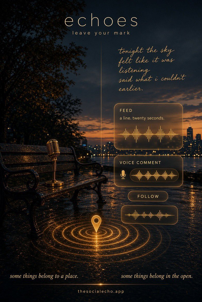 theechoes_app's tweet photo. @YashHustle_22 Every street has a secret. Every place holds a memory. Step into Echoes, the augmented reality network where the world around you comes alive with hidden voices. #echoes #solana #depin #web3

https://t.co/vdRuDtqoa7 https://t.co/mPU7nfMC00