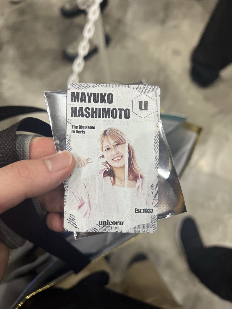 IiRyo_0912's tweet photo. unicorn3000円くじ

譲）橋本茉侑子選手

求）林桃加選手

#ダーツ祭り https://t.co/LdMbZ9VsPB