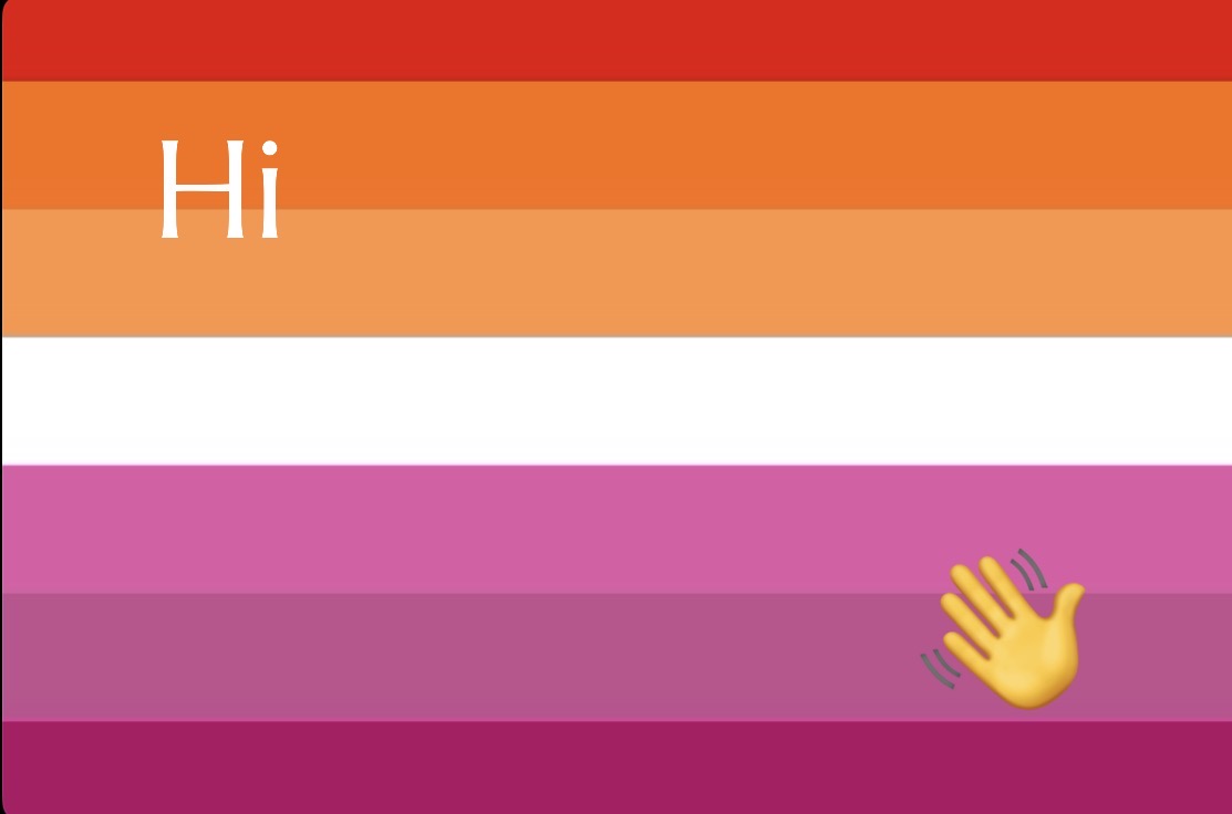 sealulu_'s tweet photo. made a lesbian flag for lesbians who Hi https://t.co/o2B6LkQMbI