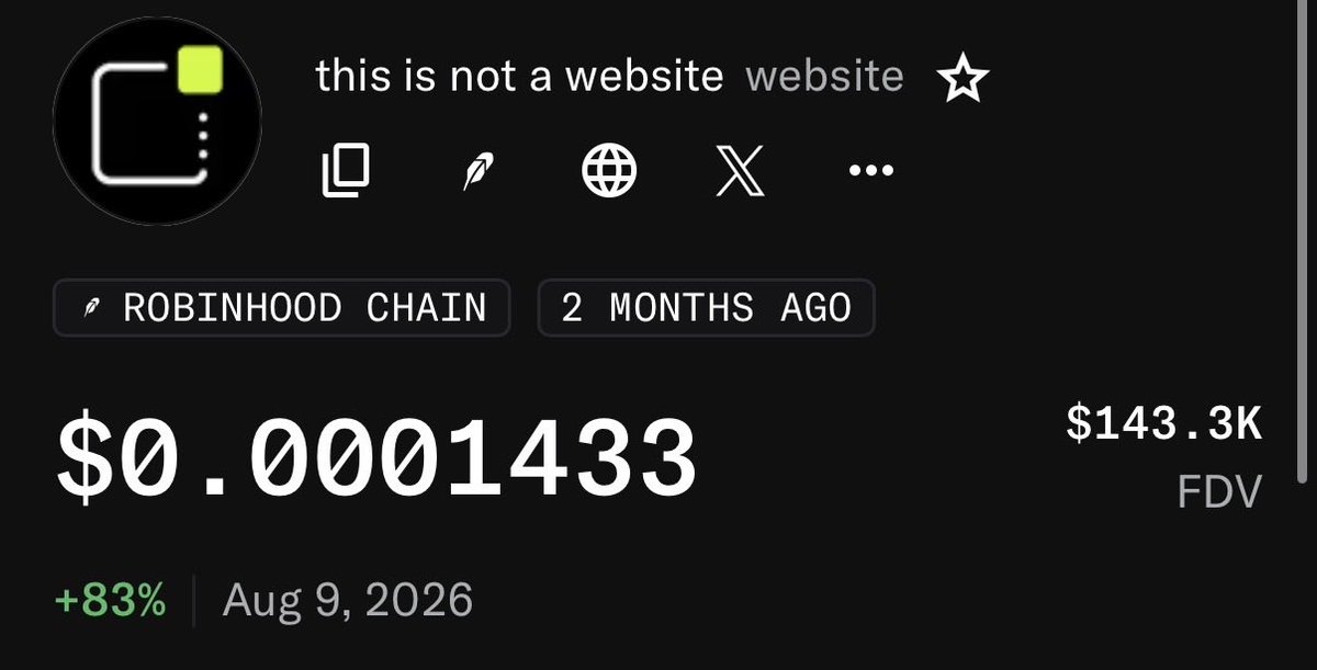 zenosprinter's tweet photo. Been talking about $WEBSITE since 140K MC.

Watched it run to 8.5M+ (60x.)

The thesis played out just as I expected, and I still think the best is yet to come.

The 140K → 8.5M move was just proof of concept.

Utility coins are the future of crypto 

Still early. https://t.co/qUX8irmN1b