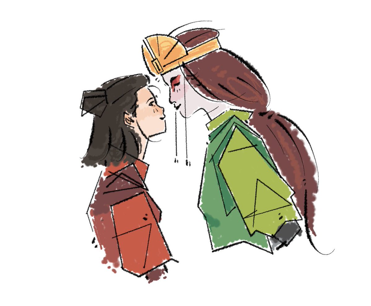 orphismes's tweet photo. colored kyoshi sketches from the corner of my notes to end the night! #atla https://t.co/RWi6VWHBAv