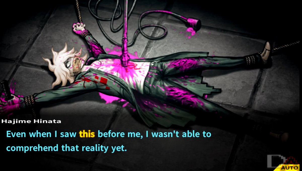 gayyy4u's tweet photo. I still think about Hajime's dialogue about Nagito's death https://t.co/kZFkw7Bdfo