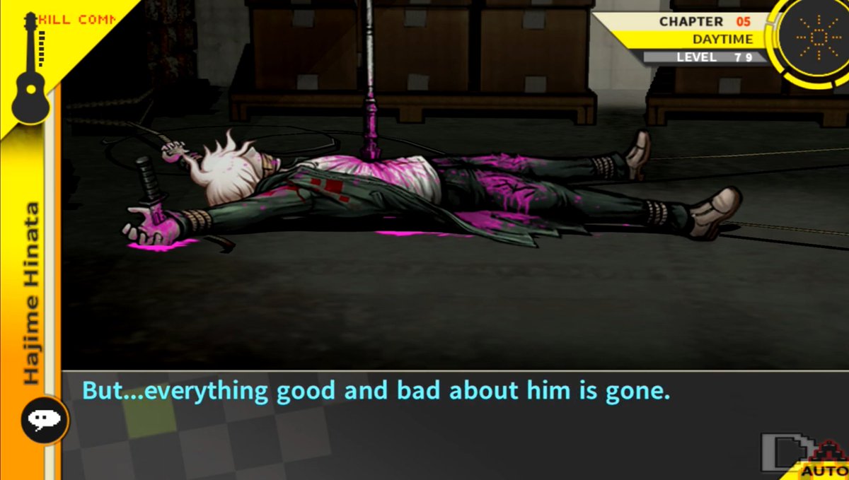 gayyy4u's tweet photo. I still think about Hajime's dialogue about Nagito's death https://t.co/kZFkw7Bdfo
