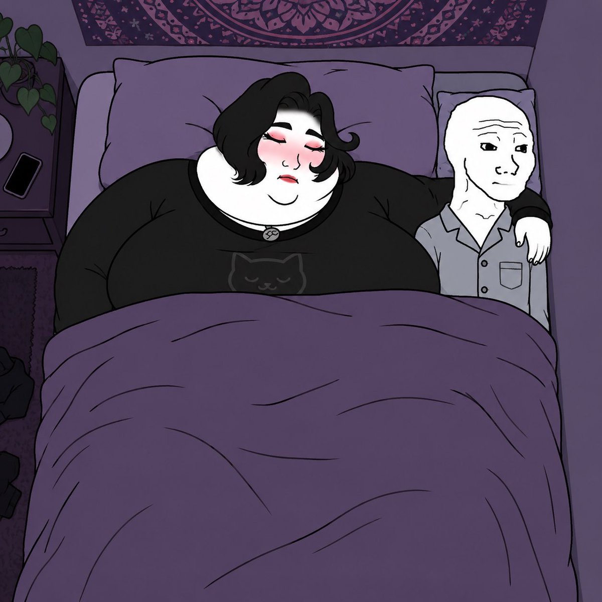 FatGfOnX's tweet photo. Me and pookie are the perfect pair. https://t.co/c15lXfTSUw