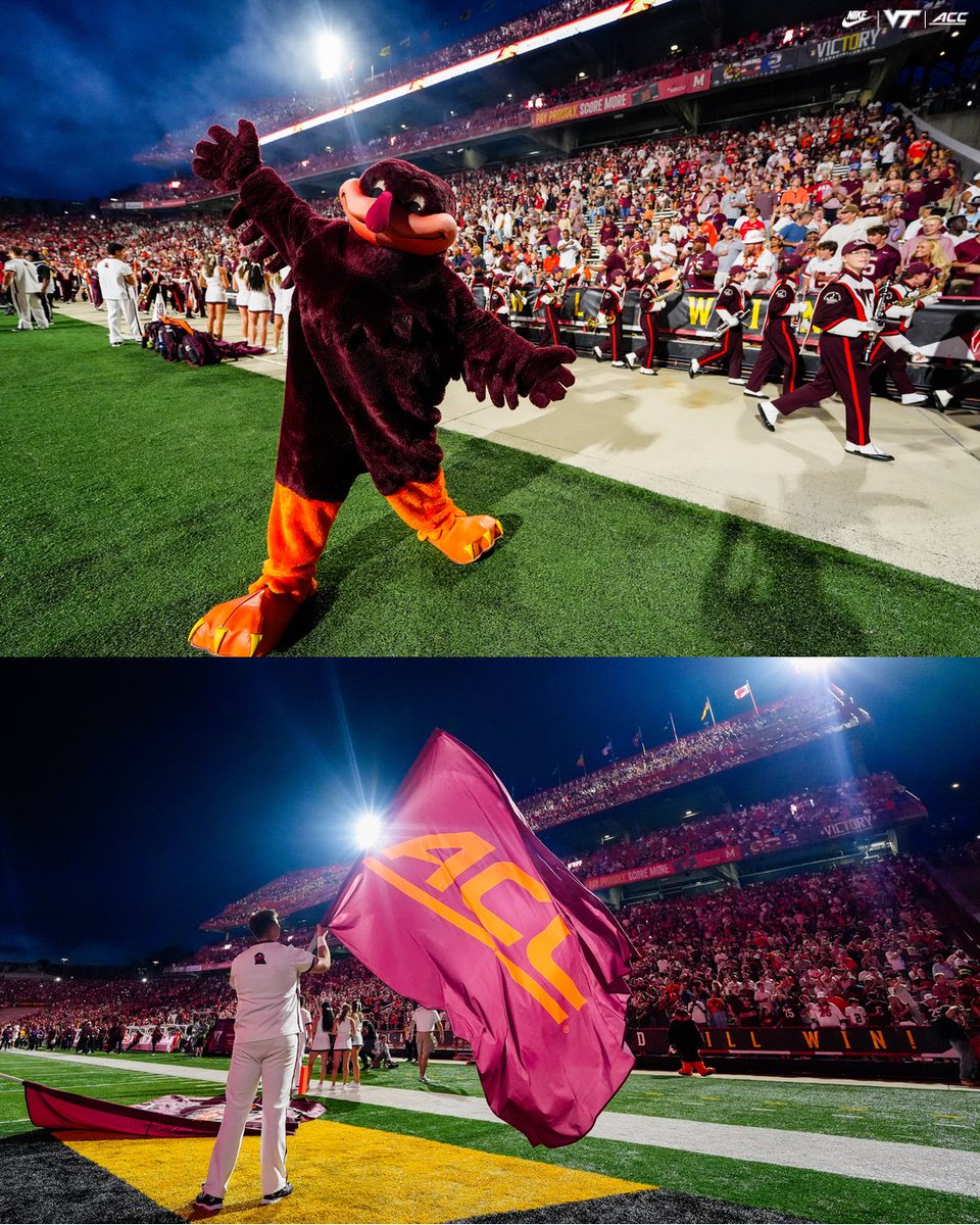 hokiesports's tweet photo. Home game 🦃

#LetsGoHokies https://t.co/qNTLKMcnxW