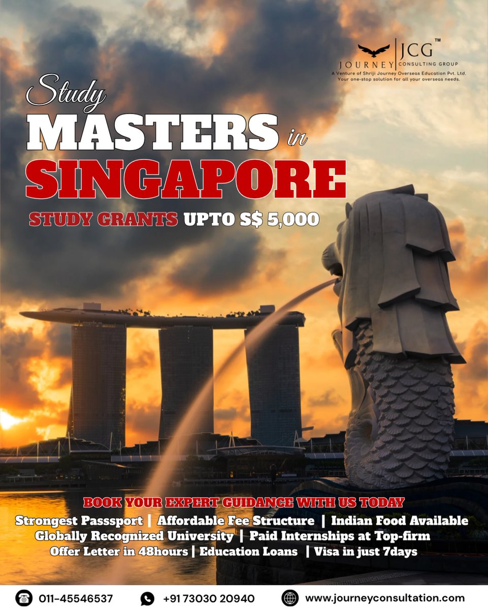 Mrozowski123's tweet photo. Chasing dreams in the Lion City! Master’s journey in Singapore starts now 🌏📚✨ https://t.co/hGiwV7SEpT