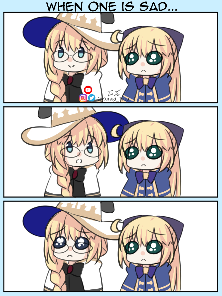 Kuragi_Tutu's tweet photo. When one is sad...
#fgo #castoria https://t.co/khxPzlTt1x