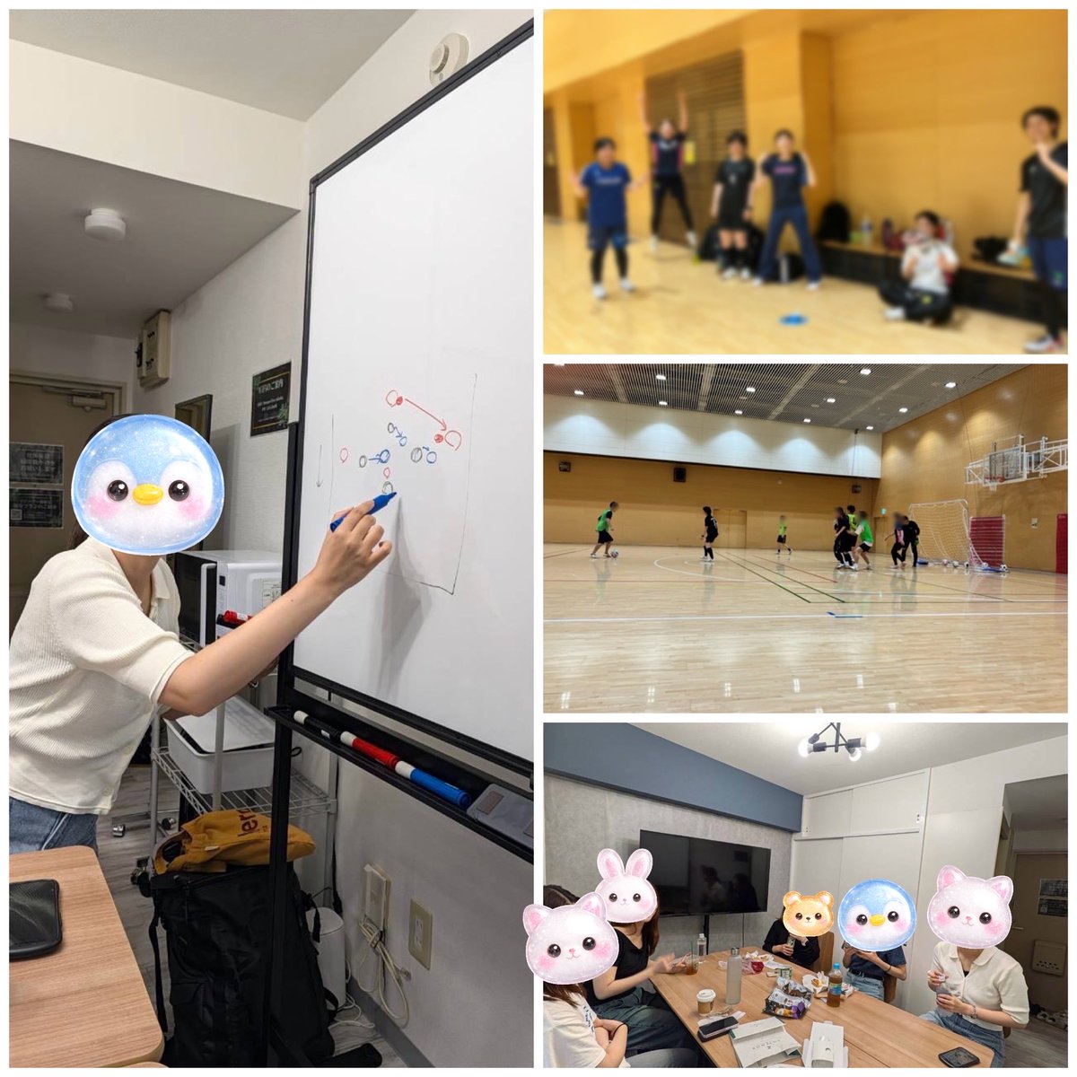 fczacaz's tweet photo. 【女子チーム 〜作戦会議〜】
10月に練習試合が決まったため、女子会&amp;作戦会議を開催！
DFの確認をみっちり行いましたー！
こうやってコミュニケーションを取りながらチーム力も高めていきたいですね😌
#フットサル #男子チーム #女子チーム #三鷹 #吉祥寺 #武蔵境 #武蔵野 #調布 #小金井 https://t.co/6P3FbWs2D1