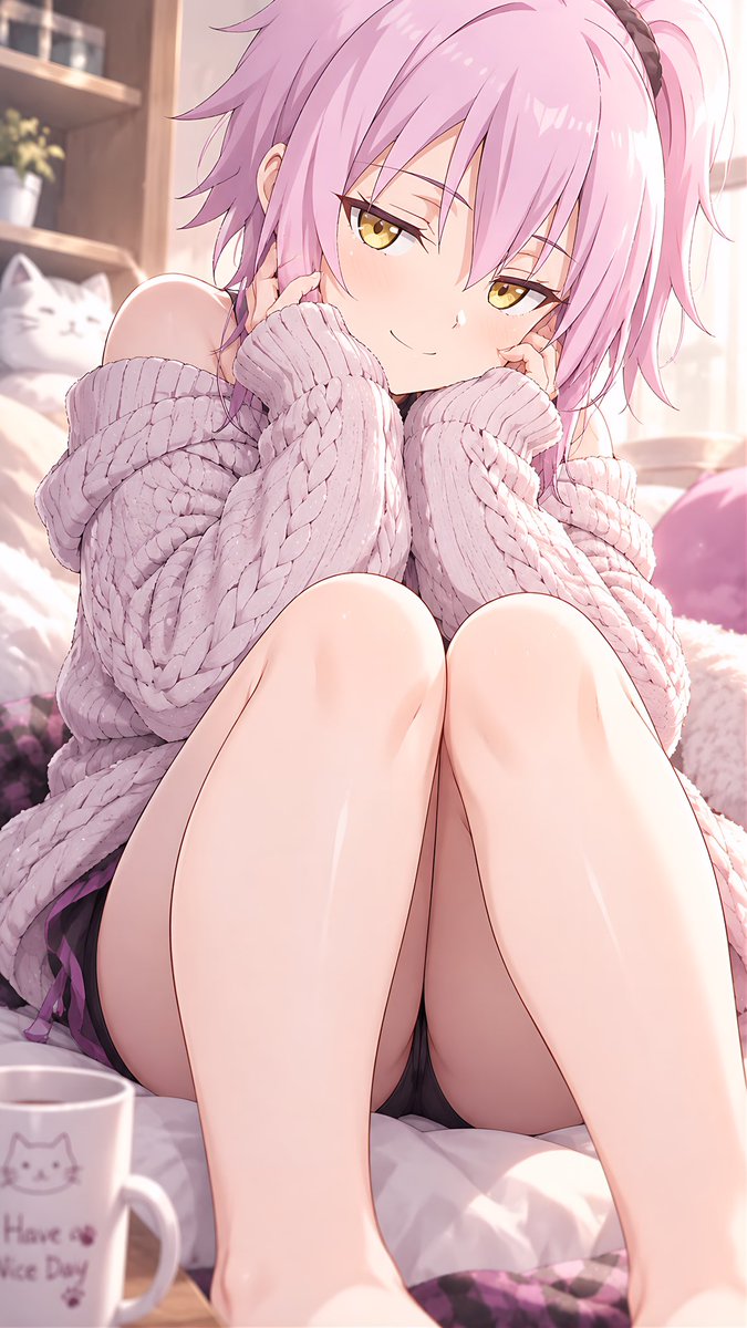 4XwYlcAfyc22328's tweet photo. 【ゆるふわ白ニットで誘惑する転スラヒロイン🌸】
ウルティマ「ボクのこと、そんなに可愛いって思ってくれたの？…じゃあ、ぎゅってして❤」
カレラ「おい、隣おいでよ！…ふん、あんたを独り占めできるの、本当は嬉しいぞ（照）」
テスタロッサ「ふふ、もっと近くへどうぞ？私の全てで、貴方を癒やして差し上げますわ」
#転スラ
