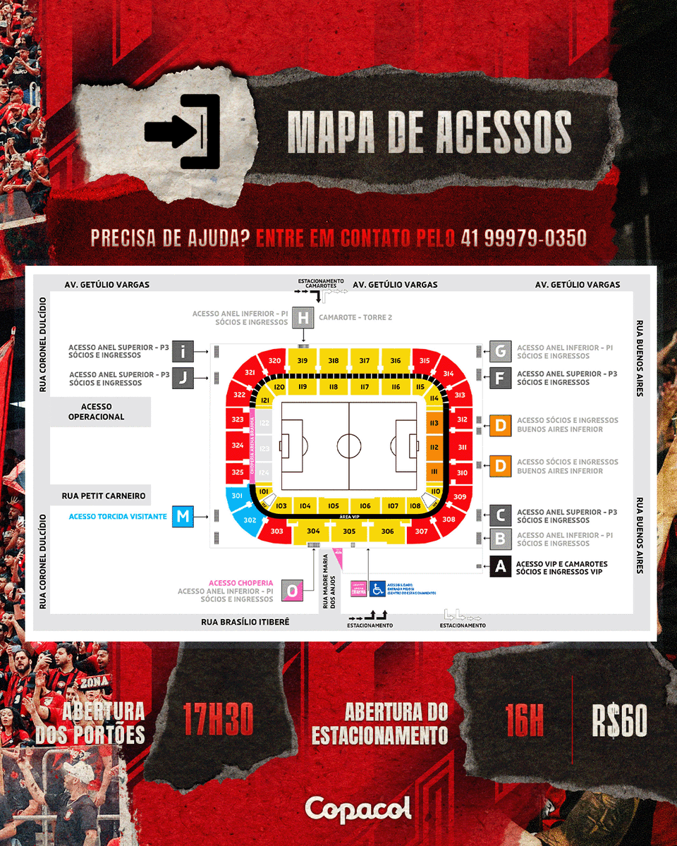 AthleticoPR's tweet photo. 🌪️ Domingo de Brasileirão no Caldeirão!

Se liga no #info da partida. 

📲 Precisou de auxílio durante o jogo? Entre em contato pelo WhatsApp com a administração do estádio: 41 99979-0350 https://t.co/xam6ubRFGI