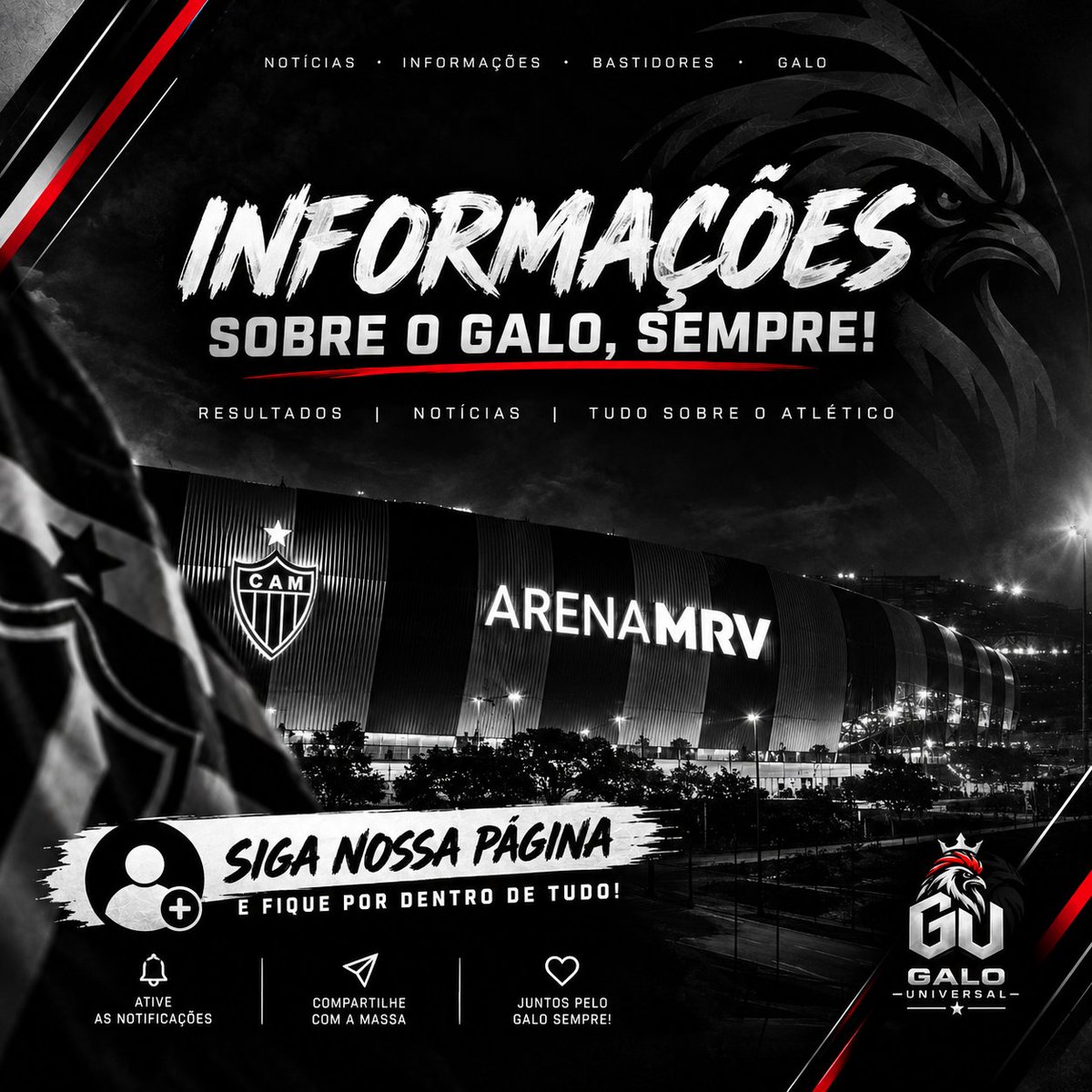 galouniversal13's tweet photo. 🐔 Galo segue em 7º lugar!
Com o empate de hoje, o Atlético chegou aos 40 pontos e não pode ser ultrapassado nesta rodada. O foco agora está no jogo atrasado contra o Red Bull Bragantino, marcado para o dia 03/10. ⚫⚪ https://t.co/ZoL0Bbtx82