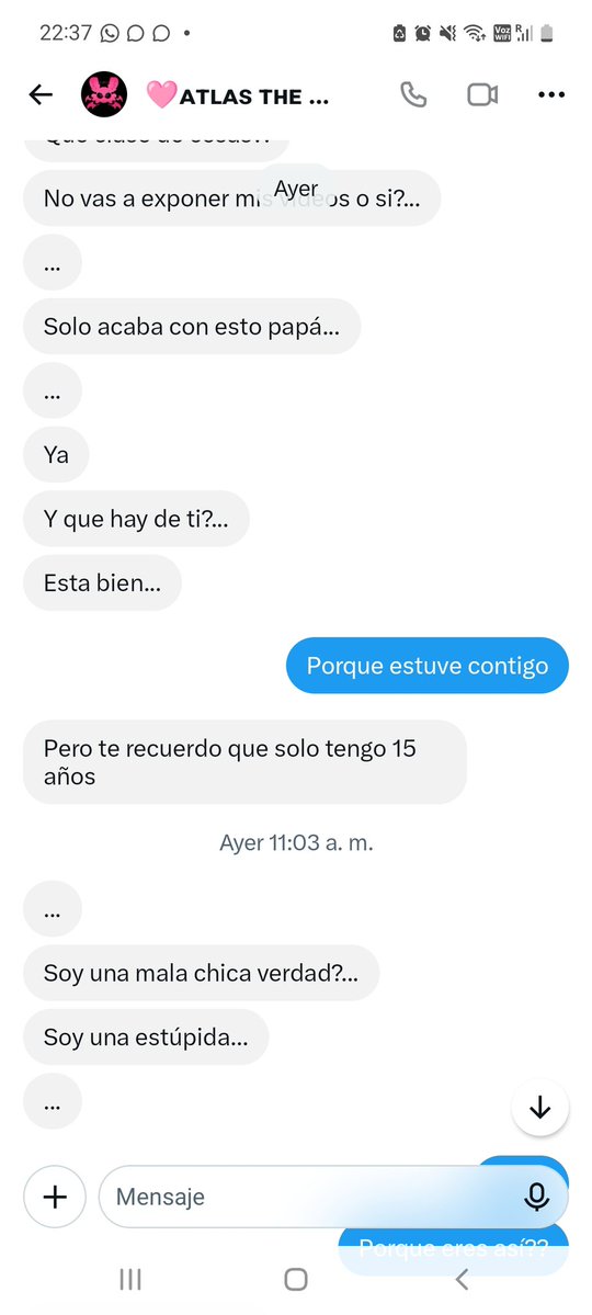 SAD_SATAN2015's tweet photo. Como verán, no mostraré la integridad de @AlexisFemy pero esta es la prueba suficiente sobre su edad.. Y @0Fernandosky lo sabía? Claro que lo sabía! No muy limpio ahora verdad gatito? 😂 https://t.co/3Jxf26G8pc