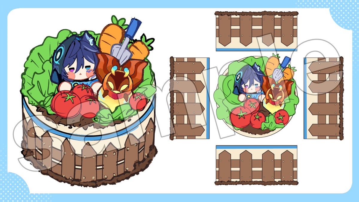 mplyu's tweet photo. 初めての生誕祭ケーキデザインのご依頼！
良い生誕祭になりますように🎂☘✨️ https://t.co/WBBWf5hgt3