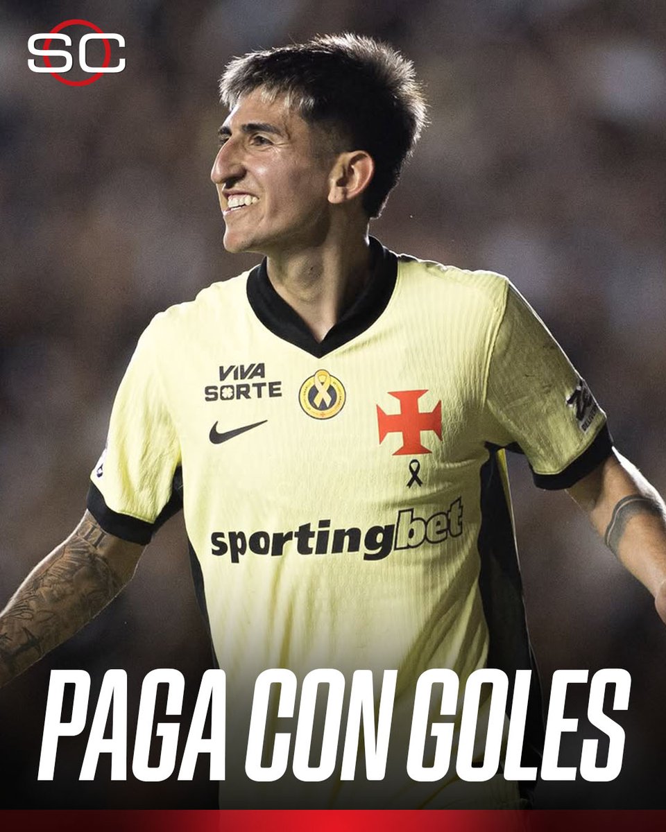 SC_ESPN's tweet photo. 🇧🇷 ¡¡VASCO DA GAMA SALIÓ DE LA ZONA DE DESCENSO EN EL #Brasileirao!! 

✅ El Gigante da Colina goleó 5-0 al Coritiba, por la fecha 28 del certamen

🐞 En su segundo partido con el club, Pupi Lescano marcó su primer gol

⚽ Los otros tantos del partido: COLIDIO (su 3° desde que llegó a Brasil), Bruno Duarte, Andrés Gómez y Ramon Rique

📷 @VascodaGama