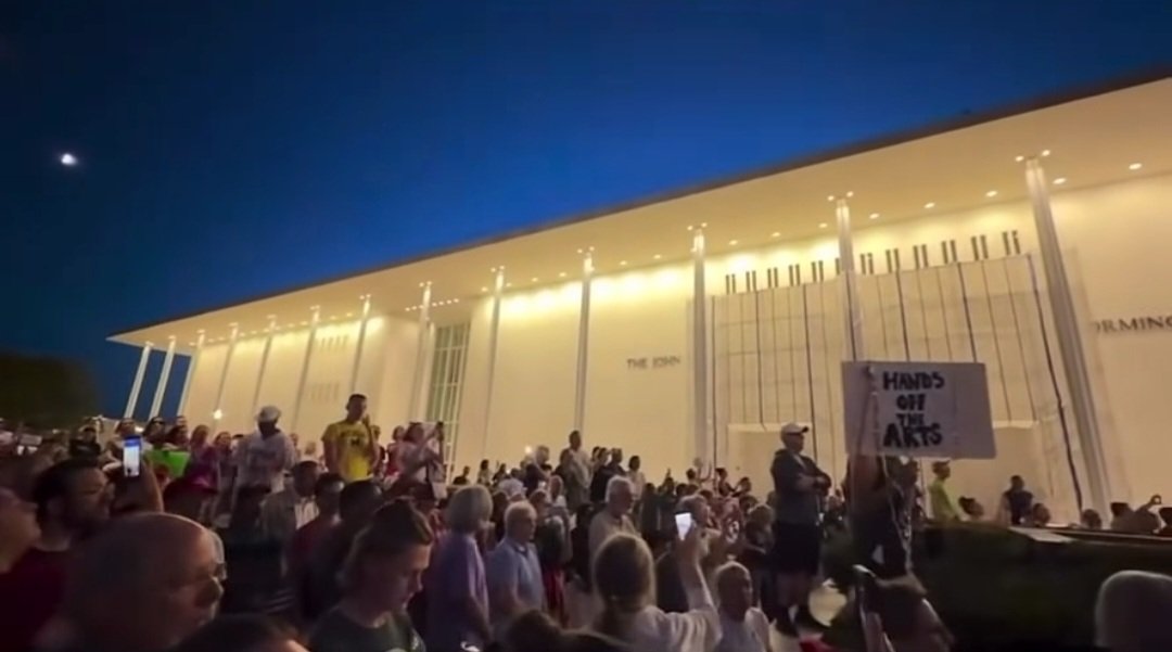 AzPetrich's tweet photo. What a difference between the January 6th rioters and us. Real Americans sang America the Beautiful at the Kennedy Center last night, and not one single traitorous MAGA was in the crowd. Listen up MAGA, Trump is done. You are over. https://t.co/zdUggY9iz3