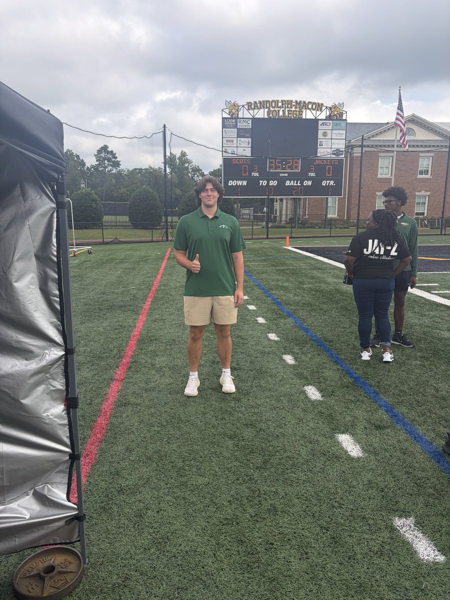 LucasHarder7519's tweet photo. Thank you @CoachNeuse and @CoachMcGeeRMC for the amazing experience today at Randolph-Macon on my first Gameday visit. Great win today and I can’t wait to get back on campus.  

@Trinity_HSFB 
@yarnevich 
@CaryMoyer 
@EdOBrienCFB 
@PaFootballNews 
@Pa_Preps https://t.co/FFbnZa0PlV