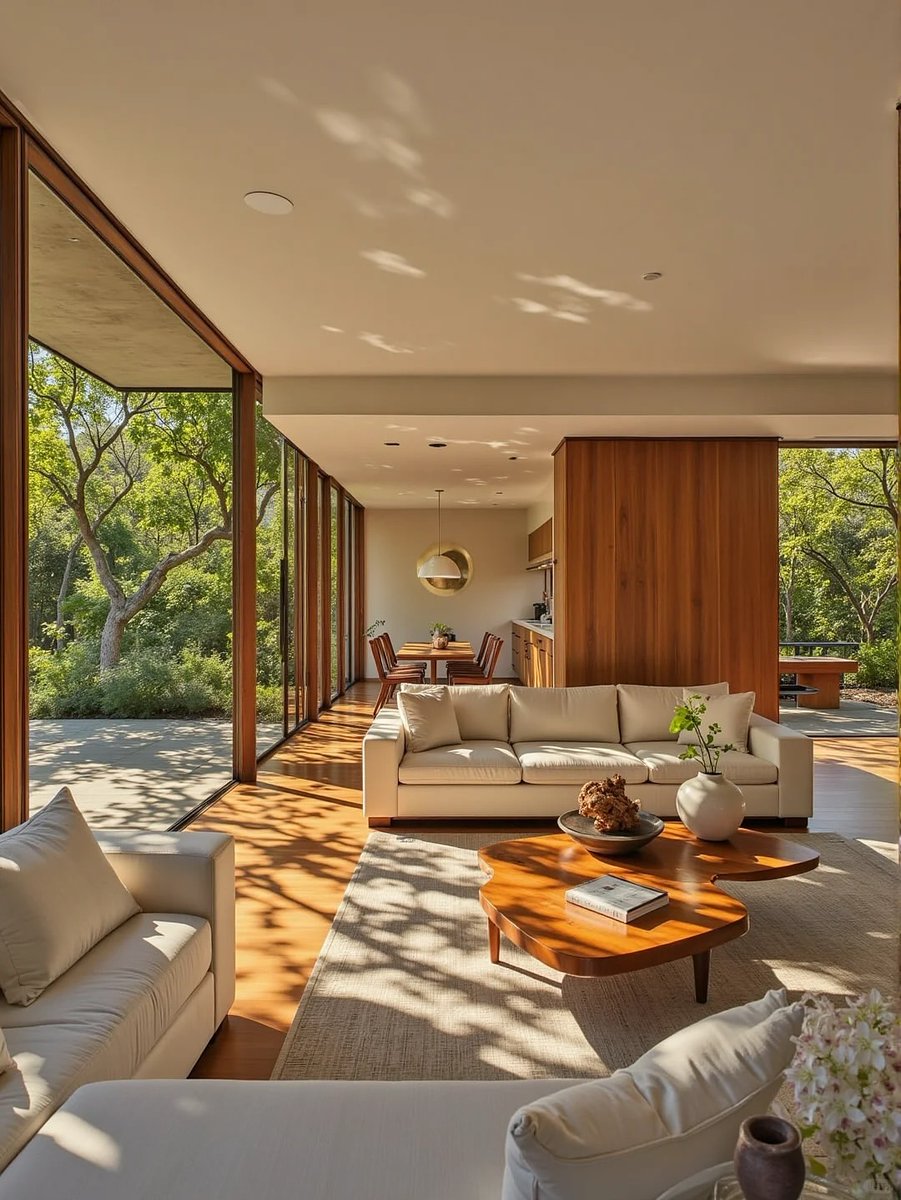 aurearch's tweet photo. Quiet luxury, natural warmth — this is the kind of home that reminds you to breathe again https://t.co/ydGMW0YjKv