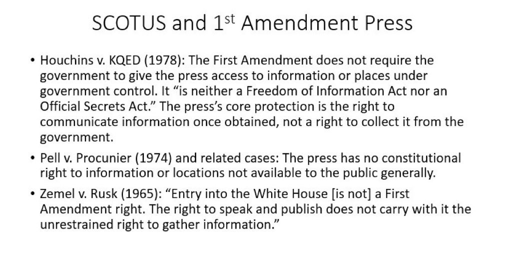 LauraE1790064's tweet photo. @RapidResponse47 Press access to the White House &amp; Presidents office is a privilege not a right. https://t.co/iPBYrenf6R