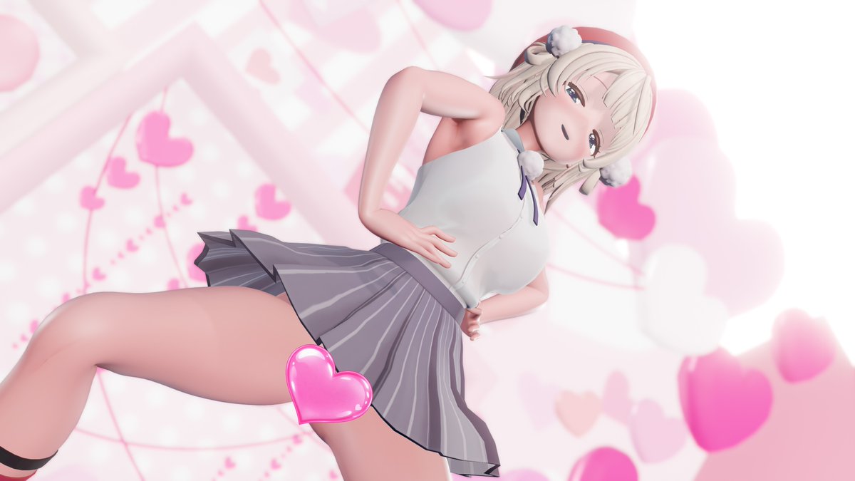 LoseCatMMD's tweet photo. 9月20日18時〜UP！！
おねがいダーリン by し〇れ うい https://t.co/ut8k4tla18