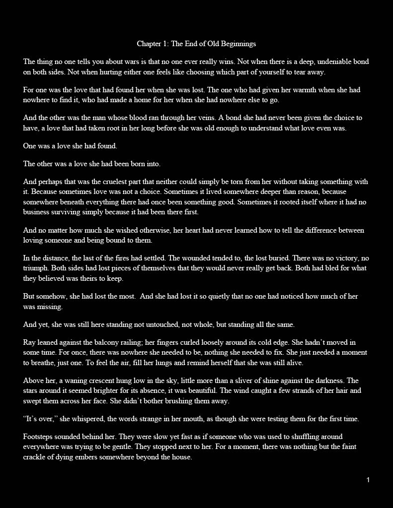 writerbeanz's tweet photo. The Space Between - Chapter 1
Somewhere between what was and what comes next, everything changes.
#raymond #chatterbox #beric https://t.co/S5gKsHjR2C