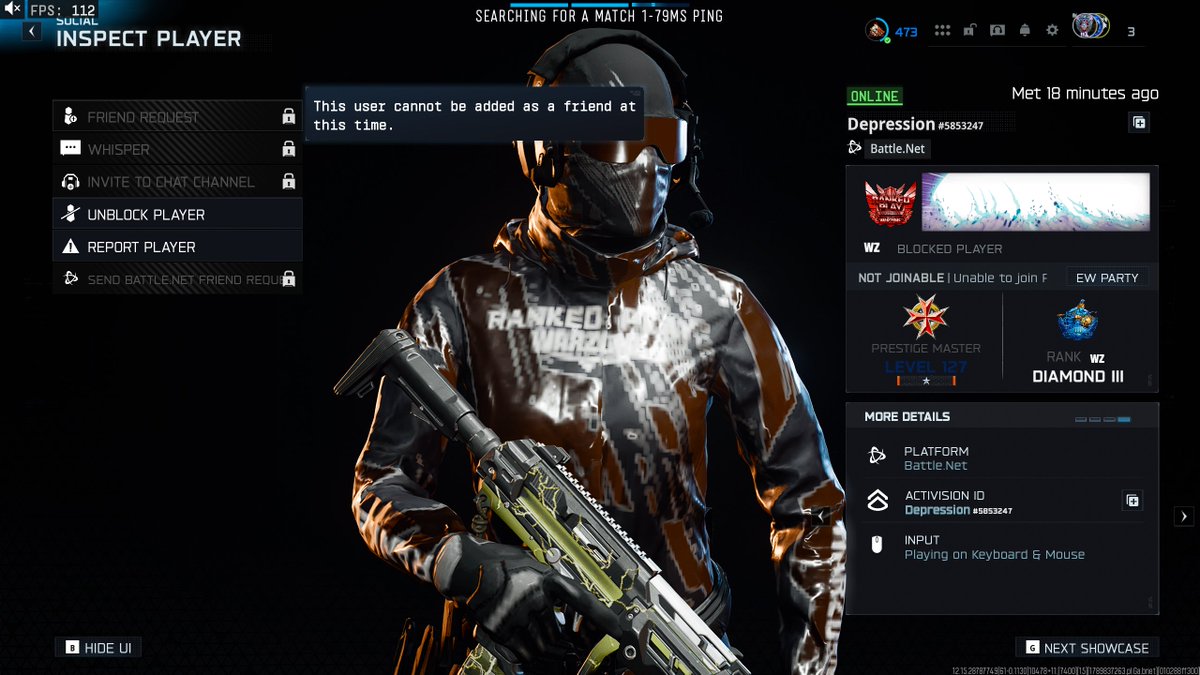 Diamooo23's tweet photo. Please Ban This Guy

Cheat - Depression#5853247
@CallofDutyCM @CallofDuty @ATVIAssist https://t.co/ftQ1vYQAp7