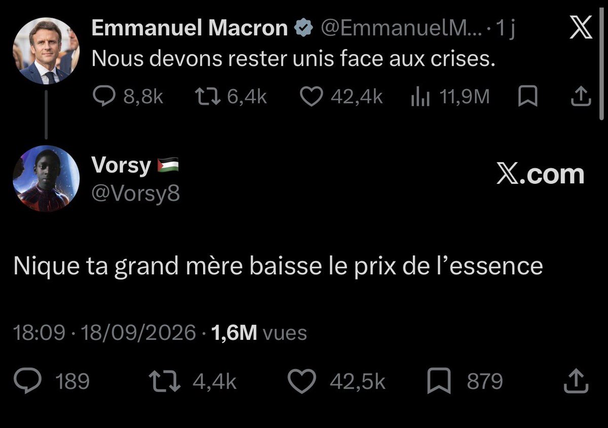Vorsy8's tweet photo. C’est le tweet de ma vie https://t.co/wzOtslYasA