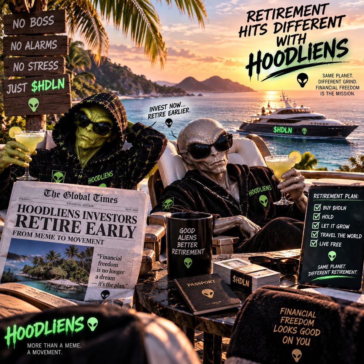 HoodliensHDLN's tweet photo. @RobinhoodHub It’s always a great weekend here with the Hoodliens https://t.co/Y21HLPnsAj