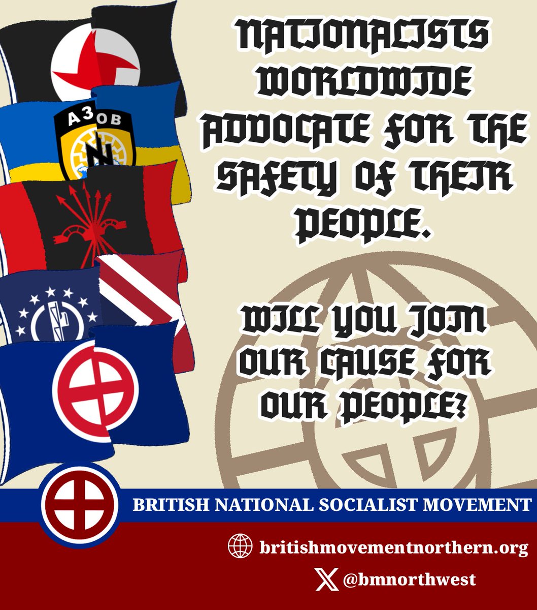 fascistimperia's tweet photo. getting better at flag designing. another piece for the british movement @bmnorthwest @BMLincolnshire @bmwestmids https://t.co/LyU6eGhjTJ