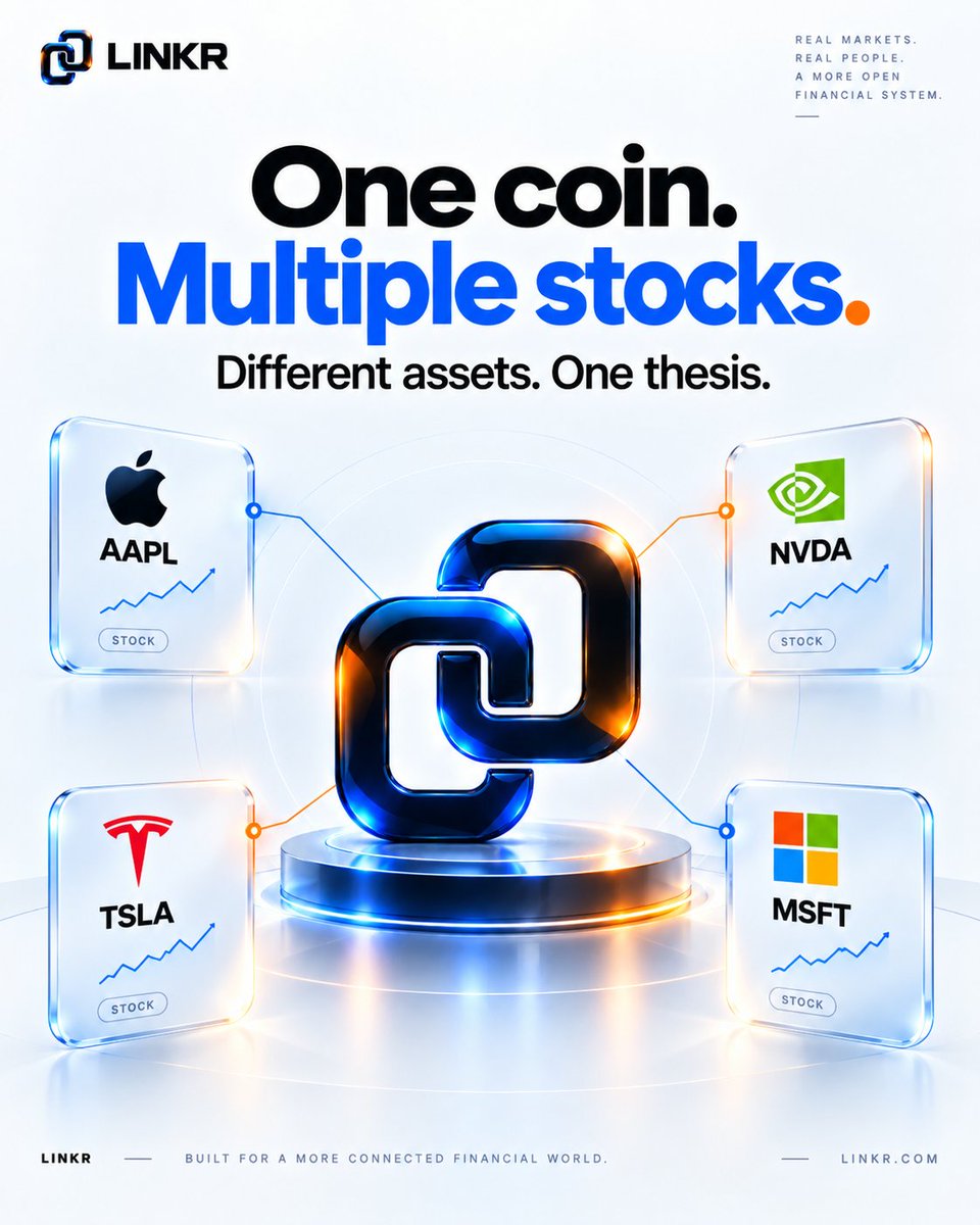Linkrfun's tweet photo. You have a thesis involving five companies.

Why should your coin stop at one?

The combination is part of what you launch, not something you explain in a thread afterwards. https://t.co/vqpuSCbYbB