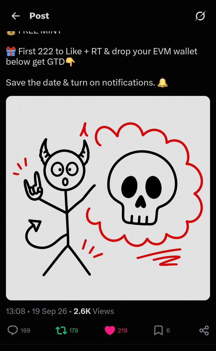 Fay4orr's tweet photo. @Droppfun @DEVILDOODLENFT Done
0x37716cfF8EC8F35E8De7333f731AE598EBE7e5E2 https://t.co/SeTmbaiSv3