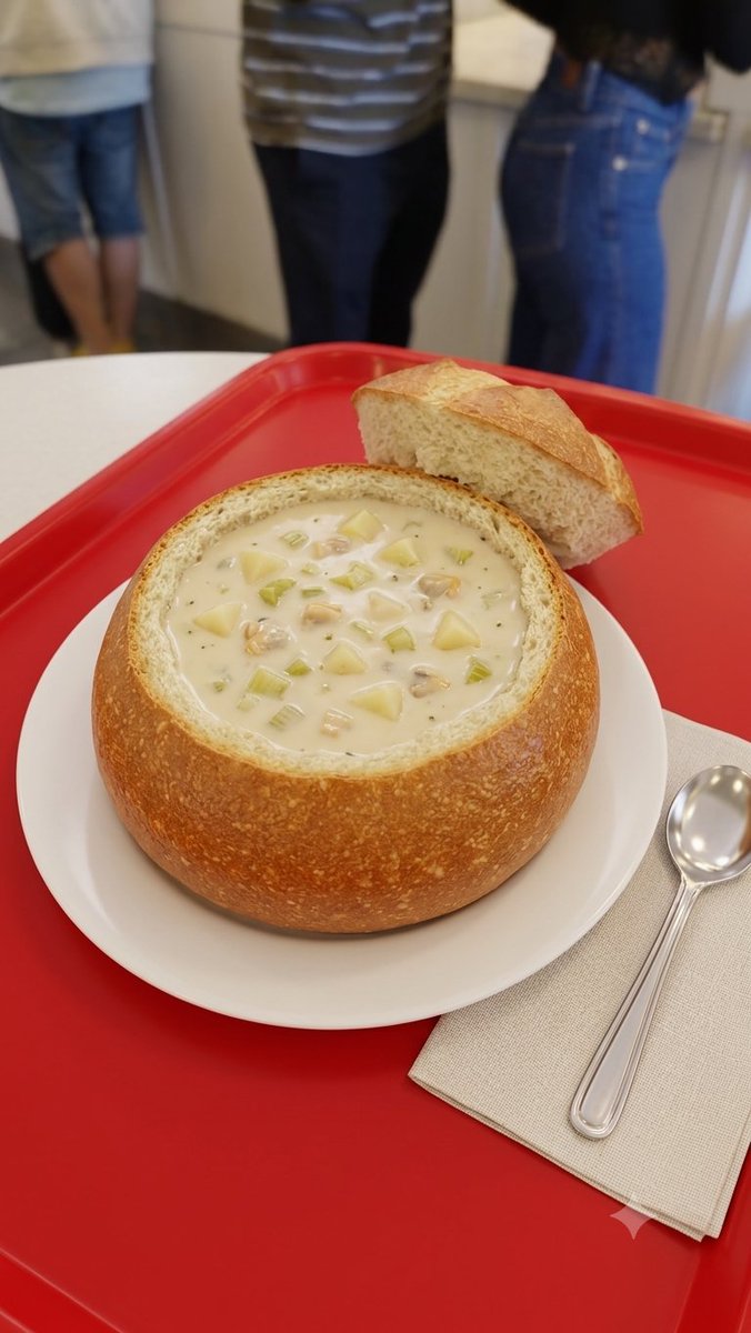 PIvFjAkodf44554's tweet photo. ランチはサンフランシスコのピア39にあるChowders✨
フィッシャーマンズ・ワーフ寒かったから暖まるし美味しかったぁ😊
#サンフランシスコ #フィッシャーマンズ・ワーフ #Chowders #チャウダーズ https://t.co/v1GHUsllP9